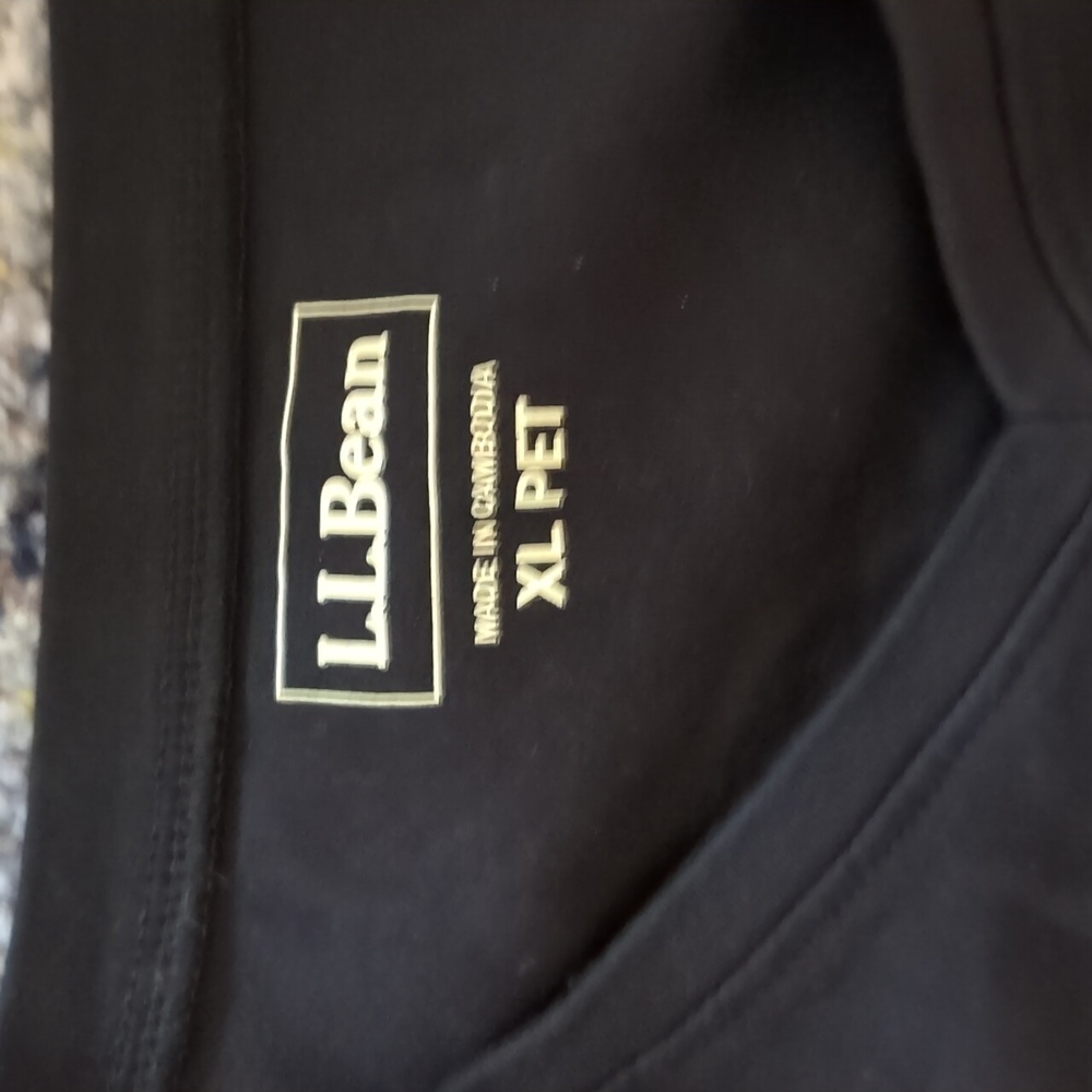 L.L. Bean Women's Black Jersey Top - Picture 2 of 4